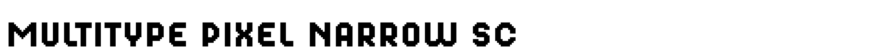 MultiType Pixel Narrow SC